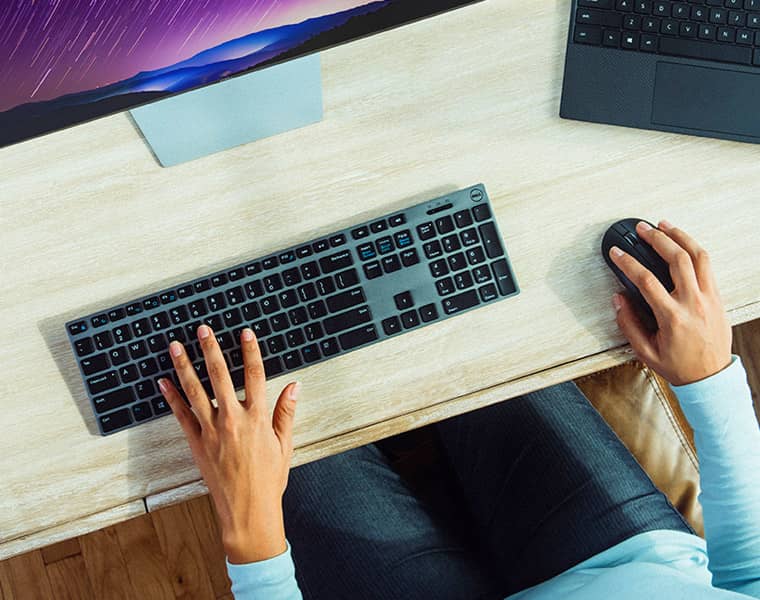 working hours worker on computer designing mobile billboard