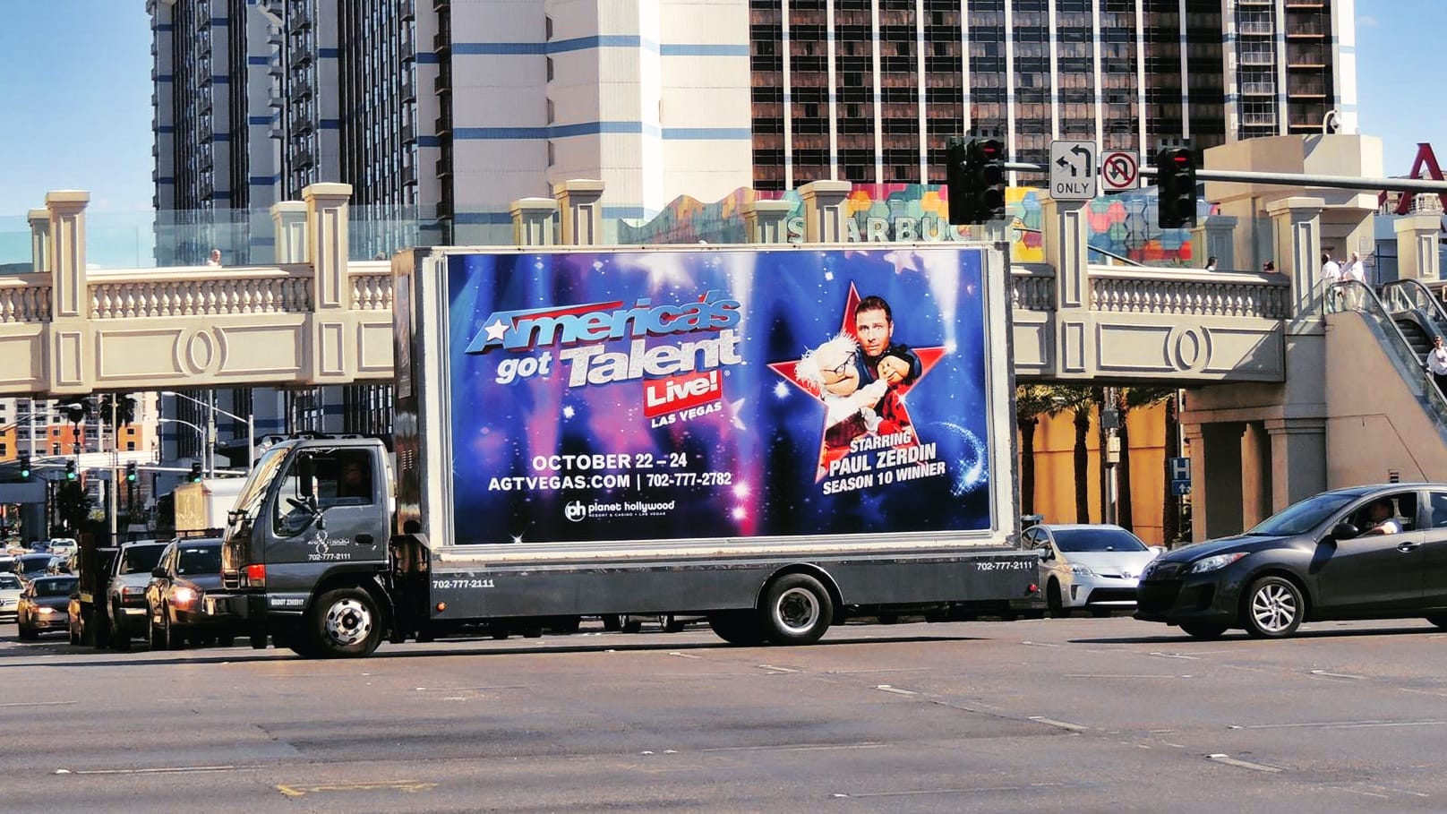 America's Got Talent mobile billboard in Las Vegas