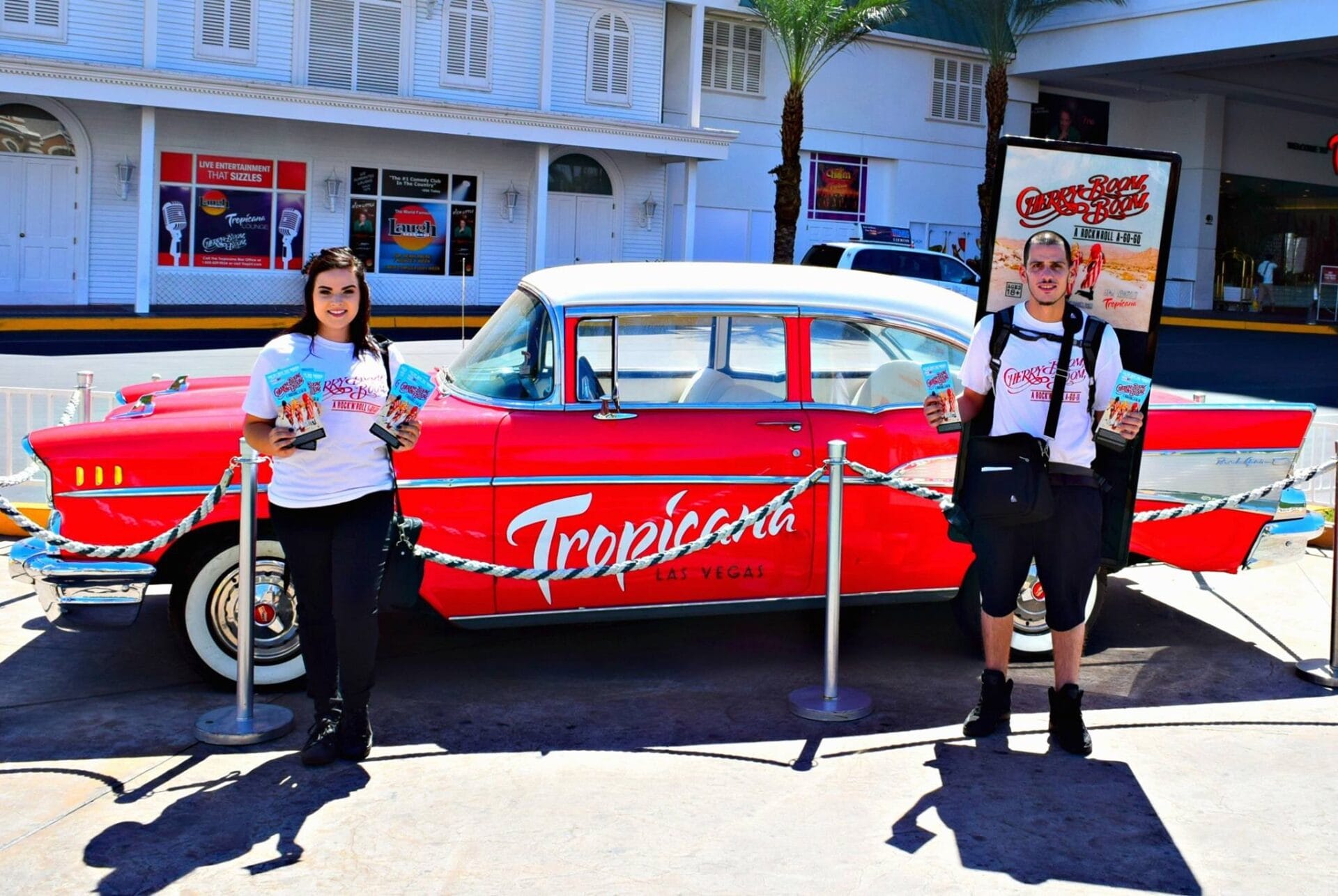 Brand ambassadors at the Tropicana Las Vegas