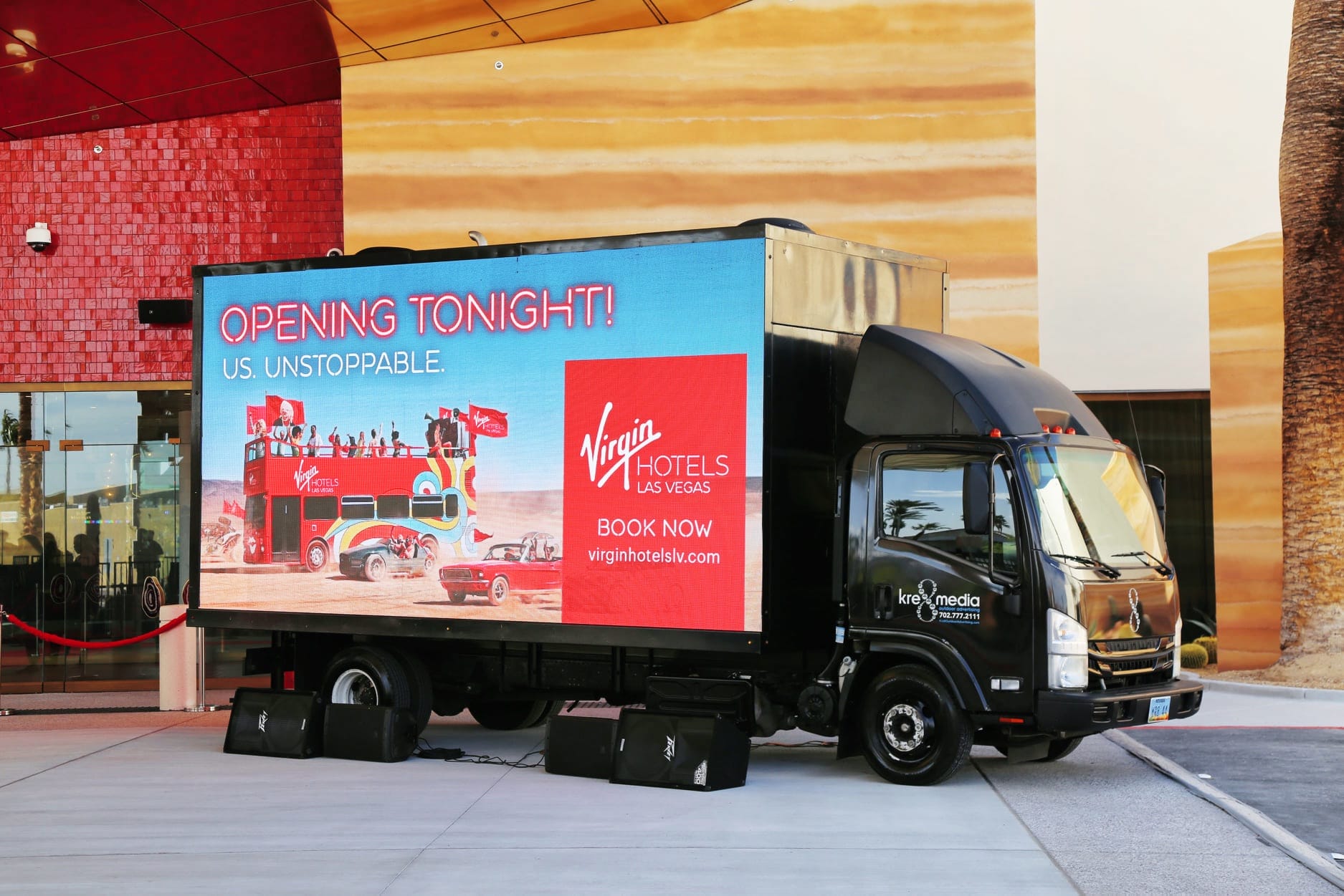 Billboard Truck for Virgin Hotels