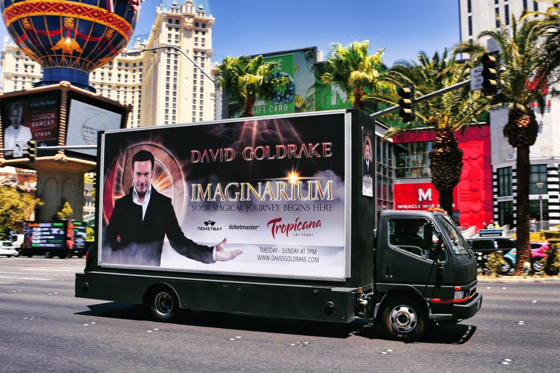 Imaginarium Static Mobile Billboard in Las Vegas