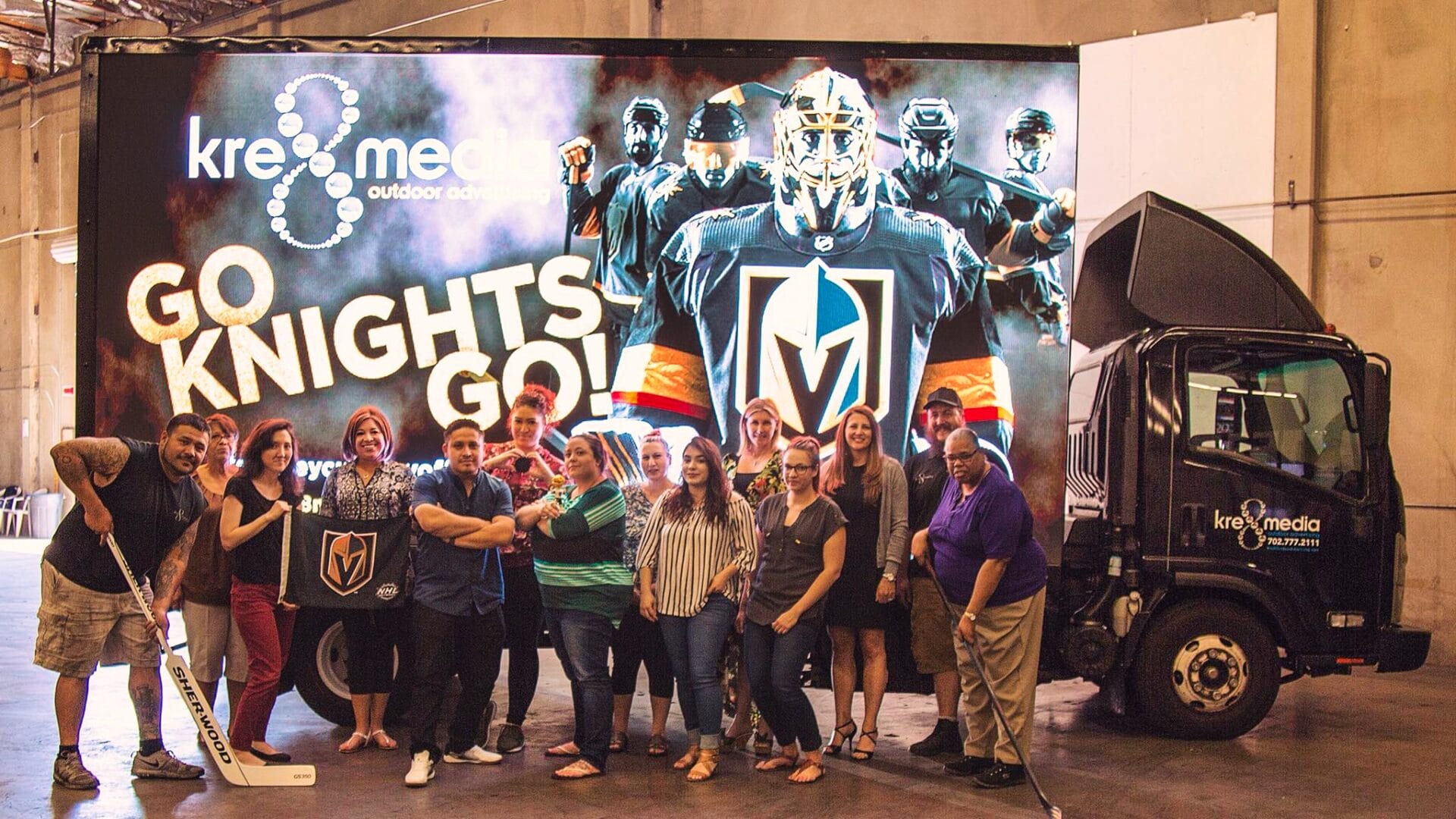 Las Vegas Knights special events mobile billboard