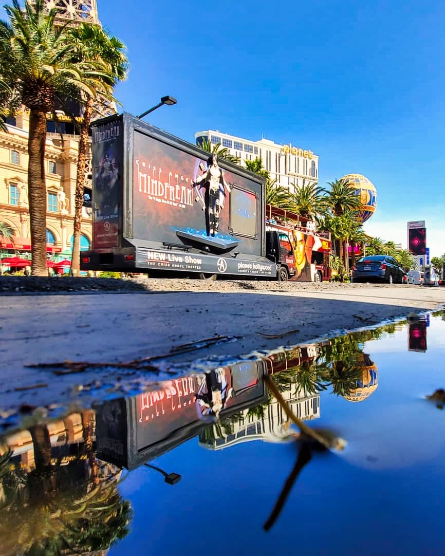 3D Mindfreak Mobile Billboard in Las Vegas