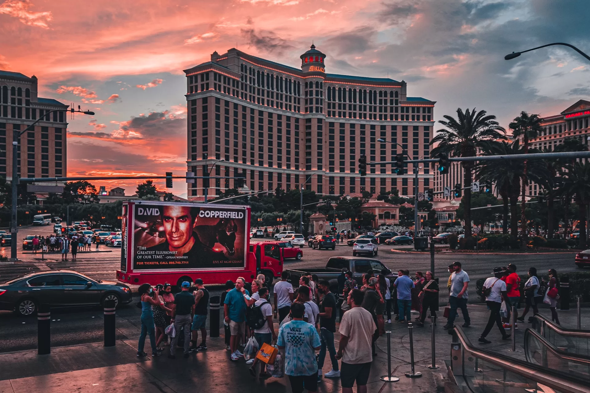 David Copperfield Printed Mobile Billboard in Vegas