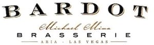 Bardot Brasserie Bardot Brasserie logo with Michael Mina, Aria Las Vegas