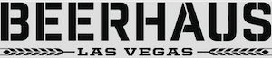 BeerHaus BEERHAUS Las Vegas logo in black and white