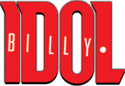 Billy Idol Red IDOL logo with distorted letters