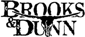 Brooks & Dunn Brooks & Dunn logo with bull skull