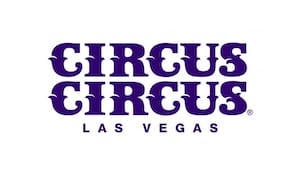 Circus Circus Circus Circus Las Vegas logo in purple