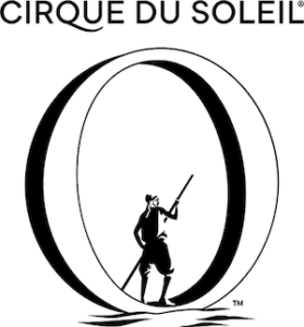 Cirque du Soleil O Cirque du Soleil logo with performer and hoop