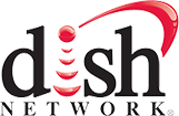 Dish Network logo with red swoosh