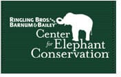 Center for Elephant Conservation Logo of Ringling Bros. Center for Elephant Conservation