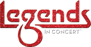 Legends in Concert Legends in Concert logo with red sparkly text