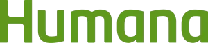 Humana Green 'Humano' logo with modern font style