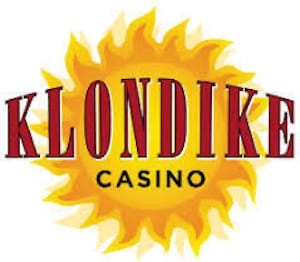 Klondike Casino Klondike Casino logo with sunburst design
