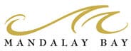 Mandalay Bay Mandalay Bay logo with golden wave design