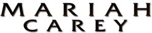 Mariah Carey Mariah Carey logo in cursive gold text
