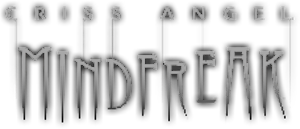 Criss Angel Mindfreak Criss Angel Mindfreak logo in white on black