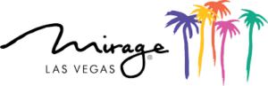 Mirage Las Vegas Mirage Las Vegas logo with colorful palm trees