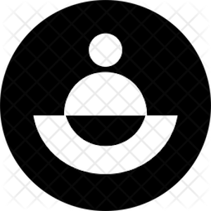 onG.social Abstract black and white circular logo design