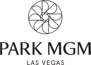 Park MGM Park MGM Las Vegas logo with basketball design