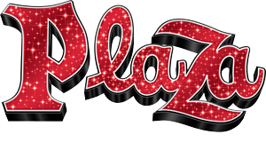 Plaza Hotel & Casino Stylized red text reading 'Plaza' with star accents