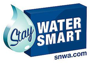 Water Smart Stay Water Smart logo with snwa.com URL
