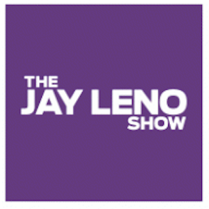 Jay Leno Logo of The Jay Leno Show on purple background