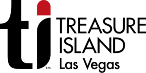 Treasure Island Las Vegas Simple vector of red semicircle