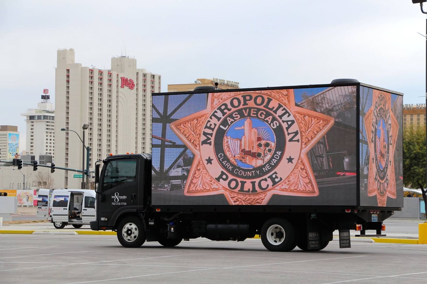 Kre8 Media and LVMPD Use Mobile Digital Billboards for Public Safety Measures in Las Vegas
