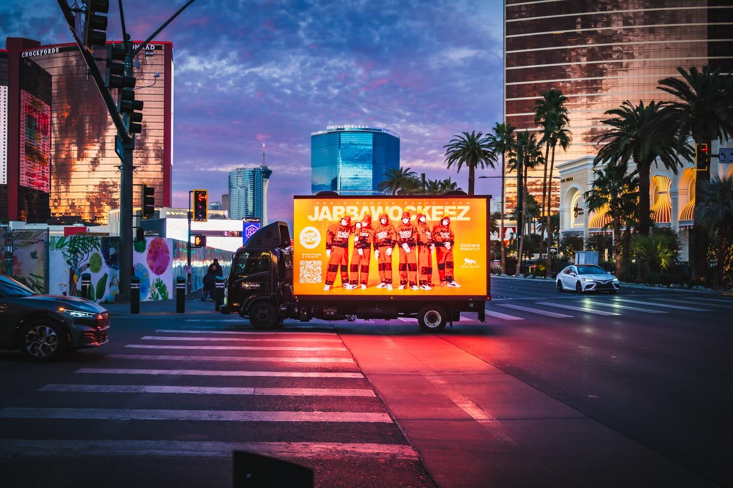 Jabbawockeez Bring Their Signature Energy to the Strip with Mobile Billboard Advertising