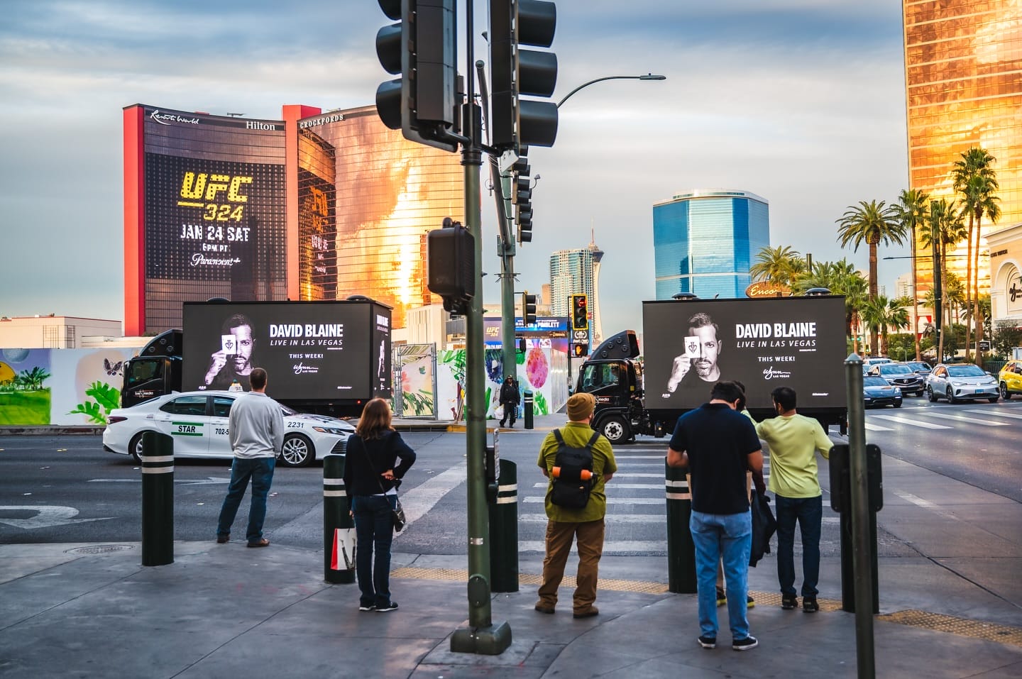 David Blaine Takes Over the Strip with Mobile Billboard Advertising at Wynn Las Vegas