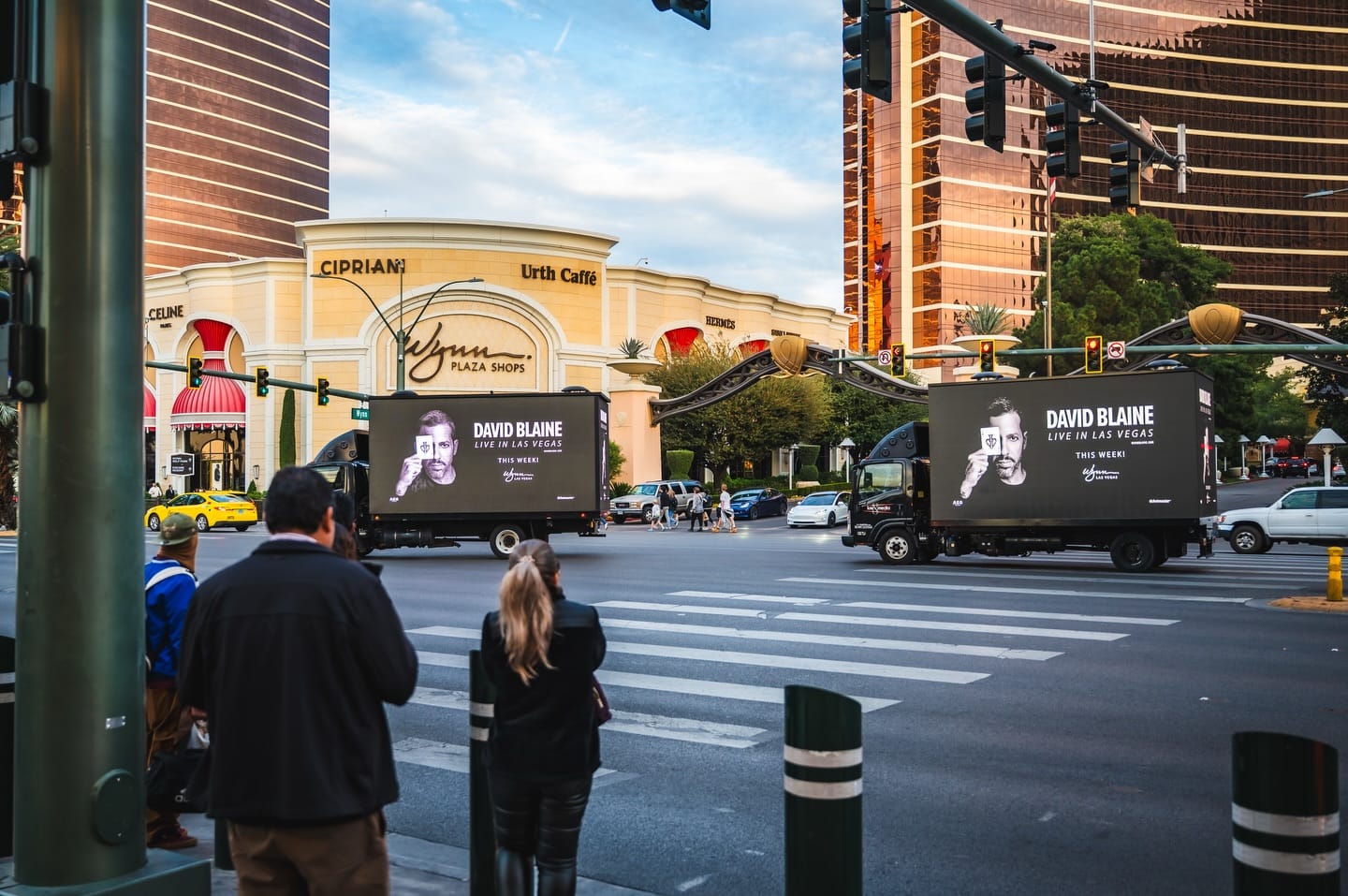 David Blaine Takes Over the Strip with Mobile Billboard Advertising at Wynn Las Vegas