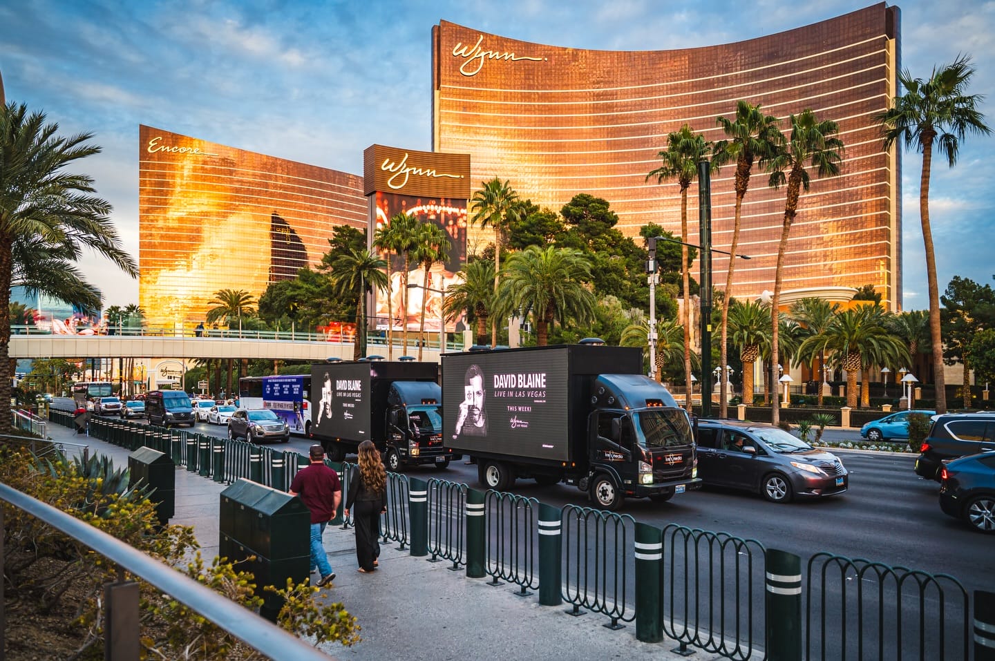 David Blaine Takes Over the Strip with Mobile Billboard Advertising at Wynn Las Vegas