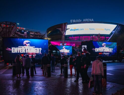 UFC 324 Lights Up T-Mobile Arena with High-Impact Mobile Billboard Advertising