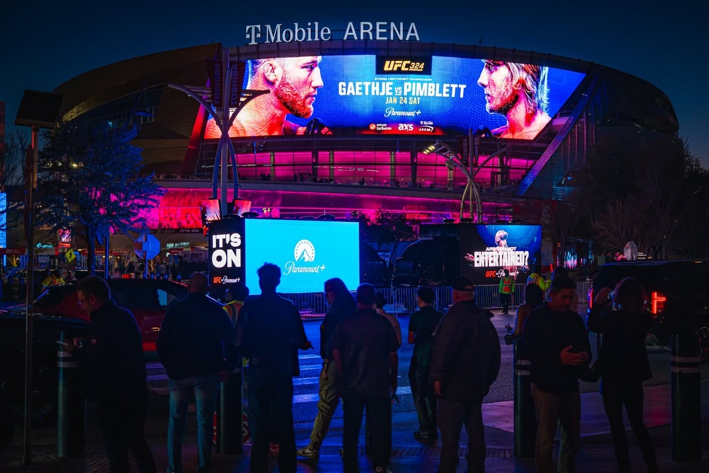 UFC 324 Lights Up T-Mobile Arena with High-Impact Mobile Billboard Advertising